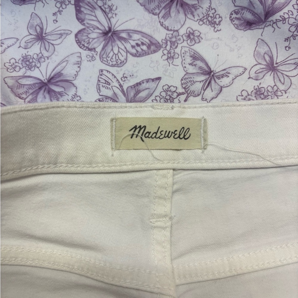 🍄Madewell White High-Rise Button-Fly Jeans - Picture 2 of 3